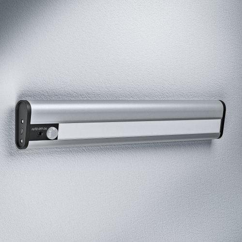 LEDVANCE Lampe LED à piles, lumière pour applications intérieures, capteur de mouvement, capteur jour-nuit, blanc froid, 300,0 mm x 50,0 mm x 22,0 mm, LED linéaire mobile USB - Image 2