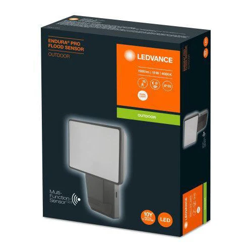 Projecteur LED LEDVANCE, lumière pour applications extérieures, blanc froid, 151,0 mm x 56,0 mm x 205,0 mm, ENDURA PRO FLOOD - Image 2