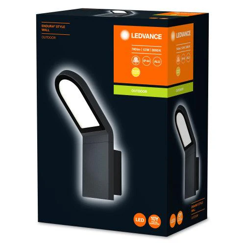 LEDVANCE Applique et plafonnier LED, lumière pour applications extérieures, blanc chaud, 168,0 mm x 100,0 mm x 273,0 mm, ENDURA STYLE WALL - Image 3