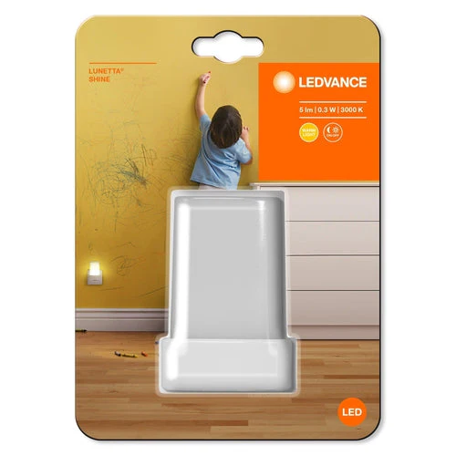 Veilleuse LEDVANCE LUNETTA® Shine avec capteur LED pour prise 0,28W / 3000K blanc chaud - Image 3