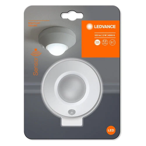 Plafonnier LED LEDVANCE NIGHTLUX® avec capteur à piles 1,70W / 4000K blanc froid - Image 3