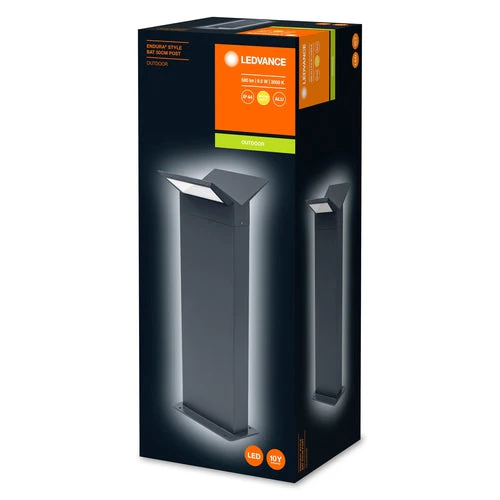 LEDVANCE Applique murale et plafonnier LED : pour le sol, ENDURA STYLE BAT / 9,50 W, 220...240 V, angle de rayonnement : 120, blanc chaud, 3000 K, matériau du boîtier : aluminium, IP44 - Image 3